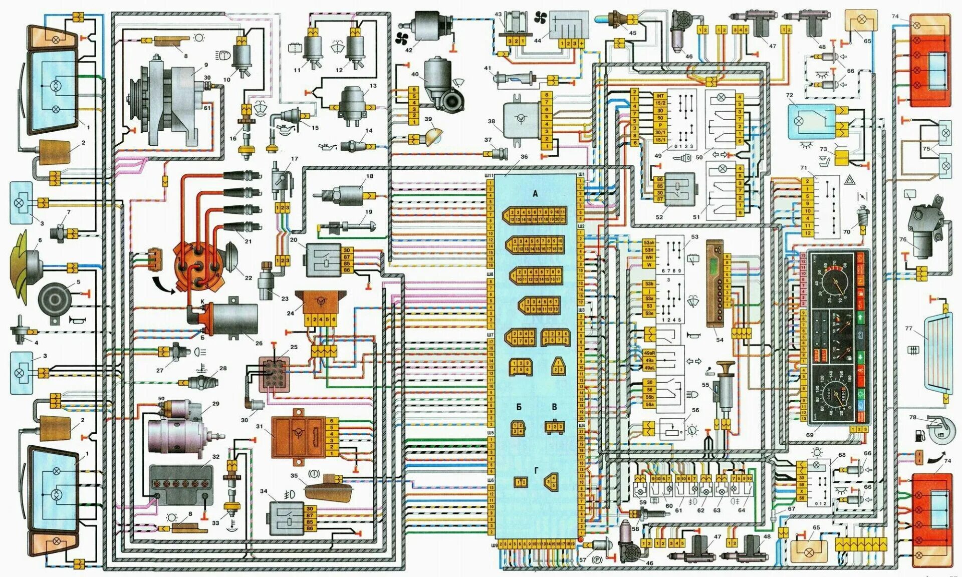 Схема электропроводки ваз 21099 инжектор 8 клапанов. Проводка 21099 инжектор. Электрооборудование ваз 21099. Схема проводки 2109 инжектор высокая панель. Схема проводки 2109 карбюратор высокая панель.