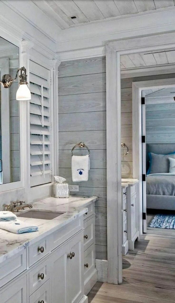 Вагонка в интерьере ванной 27 Rustic Shiplap Decor Ideas to Add a Farmhouse Style to your Home Lake house b