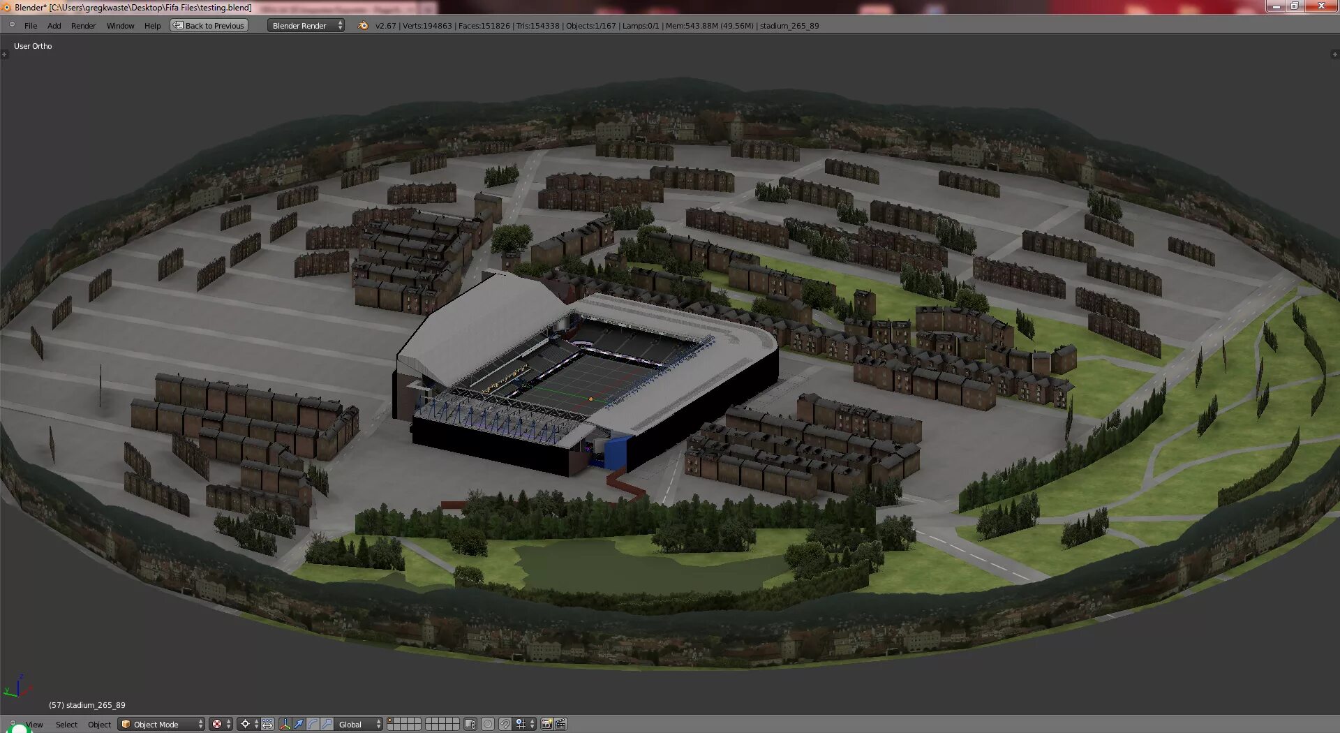 3d import. Блендер футбольный стадион. Стадион в блендере. Стадион блендер на максималках. FIFA 3d.