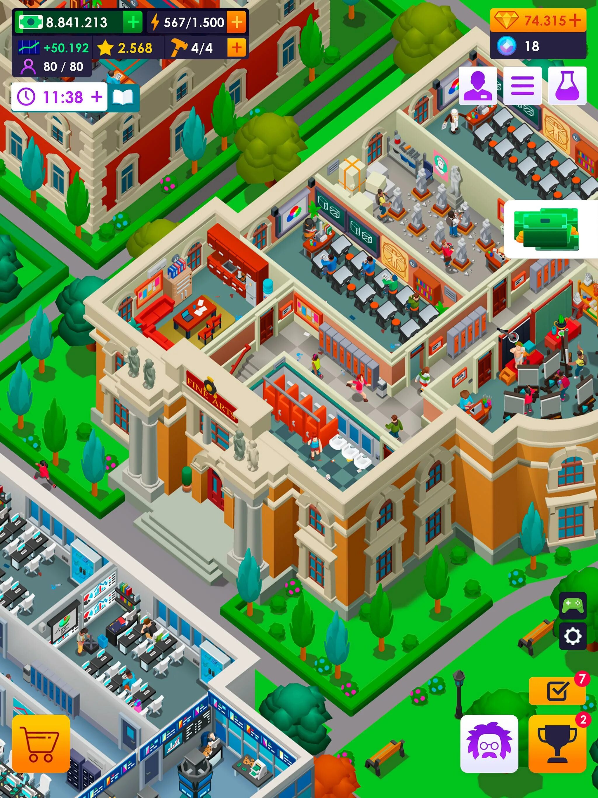 Игра University Empire Tycoon. University Empire Tycoon Mod. University Empire Tycoon много денег и алмазов. Взломанная idle empires