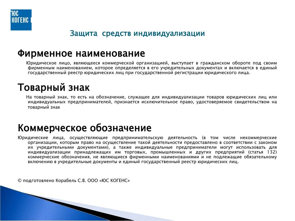 Договор коммерческого обозначения. Средства индивидуализации фирменное Наименование. Коммерческое Наименование и торговая марка. Товарный знак фирменное Наименование коммерческое обозначение. Защита средств индивидуализации.