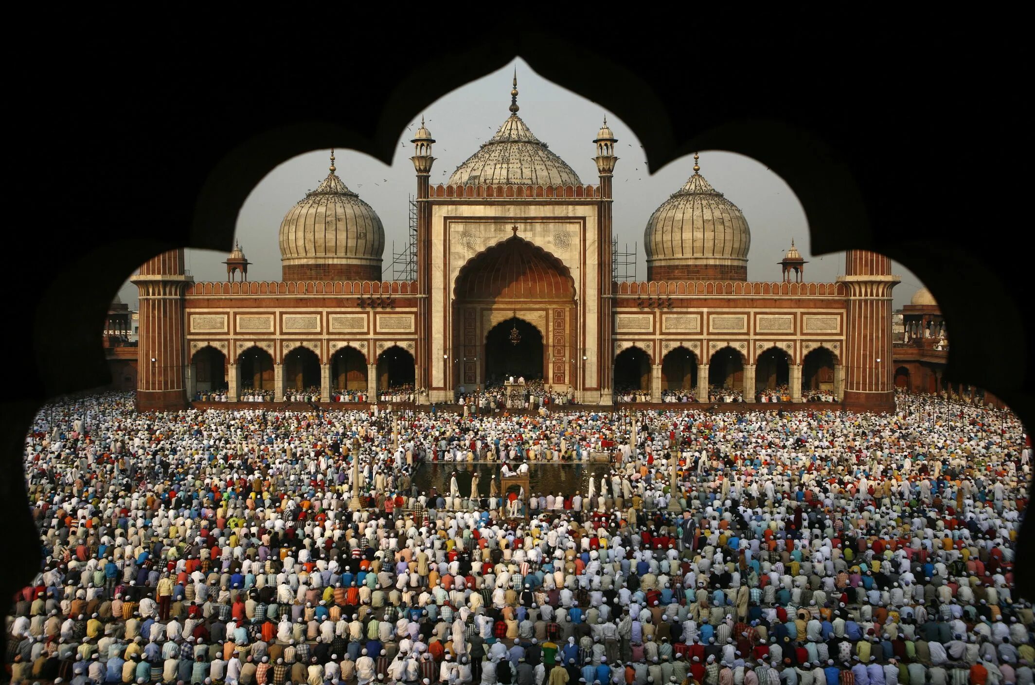 Период мусульмане. Мечеть мубарак Индия.