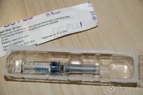 Прививка от гриппа флю м побочные действия