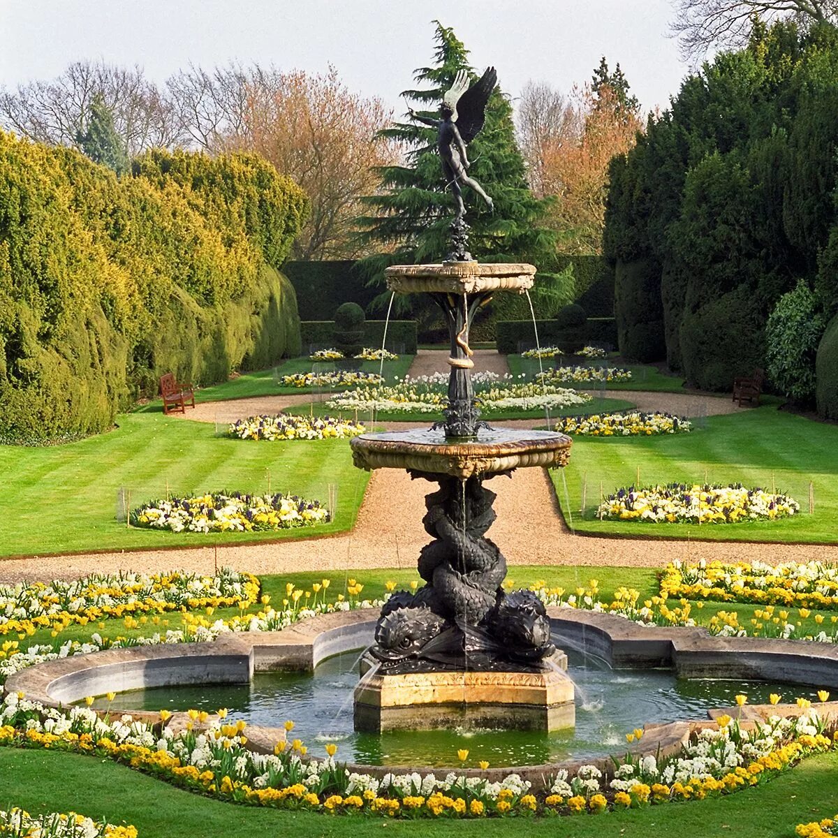 Список садов и парков. Бенхам парк Англия. Англия английский ландшафтный парк сады фонтаны. Фонтанчик английский сад парк пруд. Ascott House Gardens фонтаны.