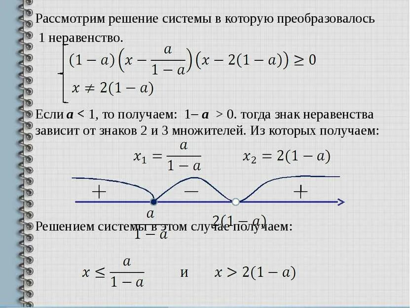 Решение неравенств с параметром. Как решать неравенства с параметром. Решение систем неравенств с параметром. Неравенство с параметрами и их решение.