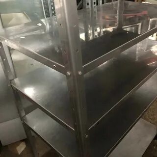 Стеллажи из нержавеющей стали для пищеблока