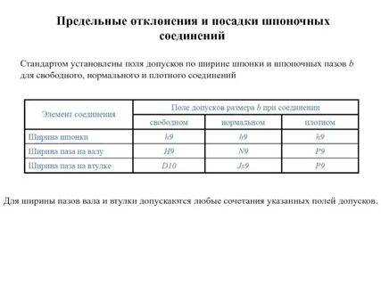Предельные допуски
