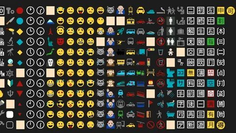 Emoji font
