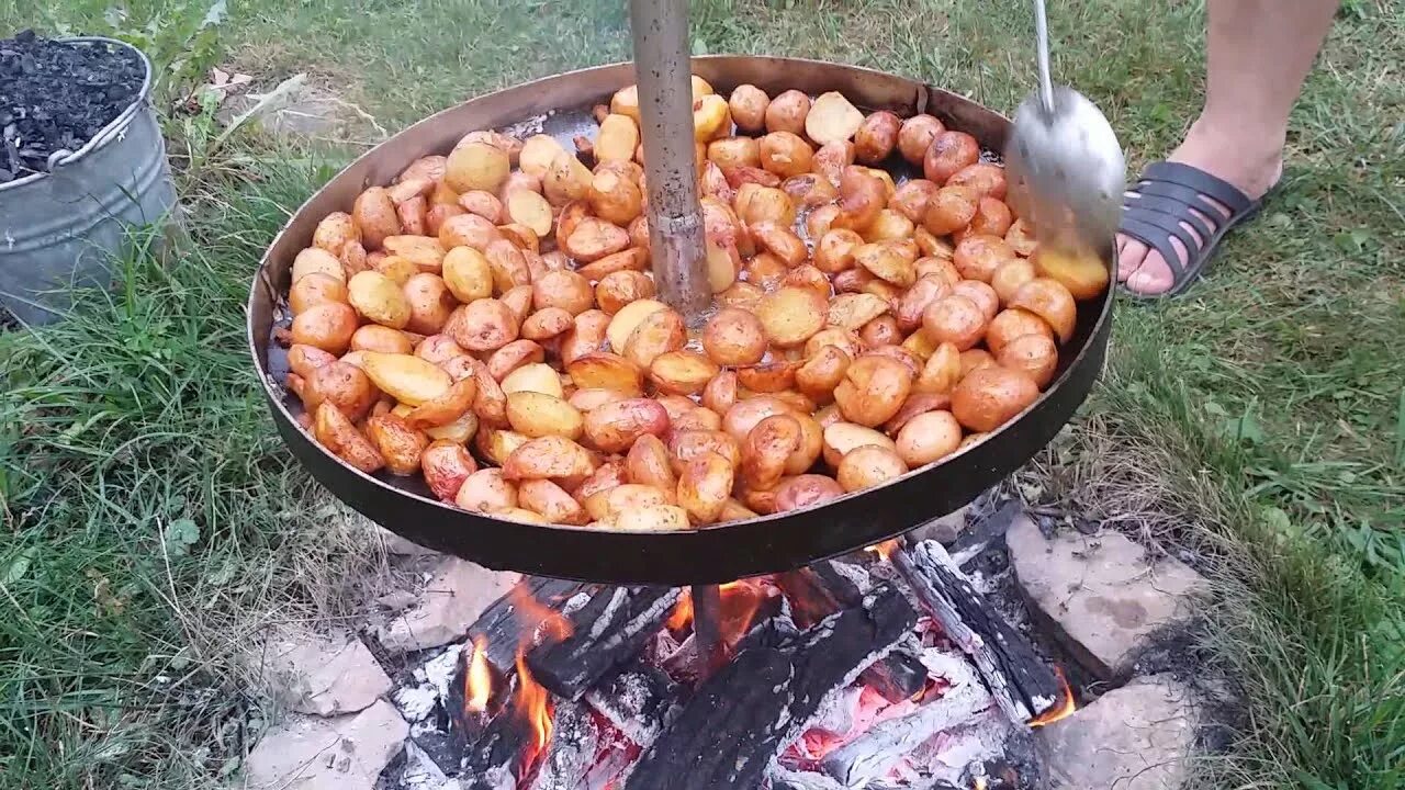 Баранина на природе рецепт. - YouTube