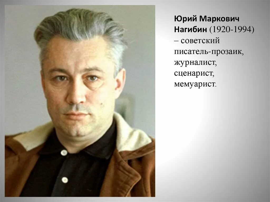 Имя нагибин. Нагибин писатель.