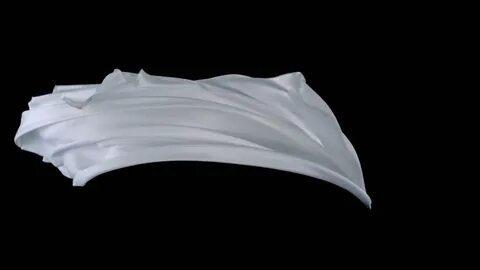 Flowing white