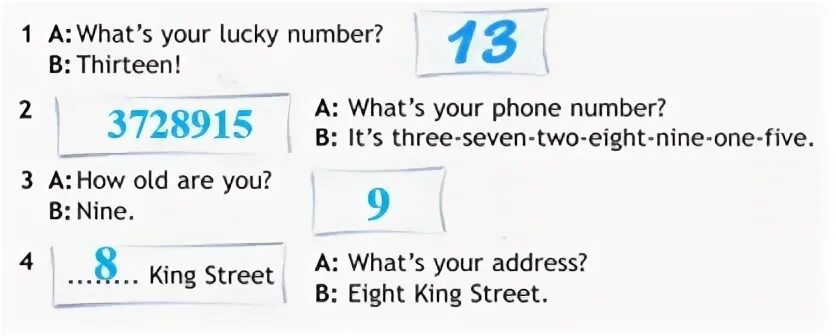 The number of answered