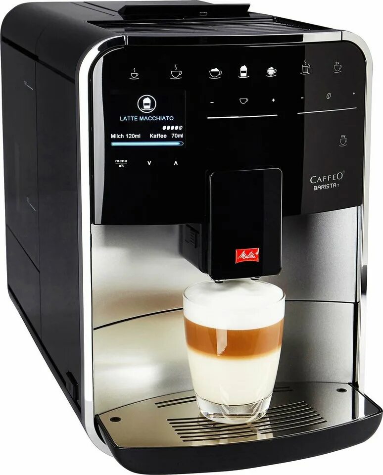 Какую кофемашину купить для дома. Кофемашина Melitta Barista. Melitta Caffeo Barista. Кофемашина Мелита бариста. Кофемашина Мелита бариста ТС.