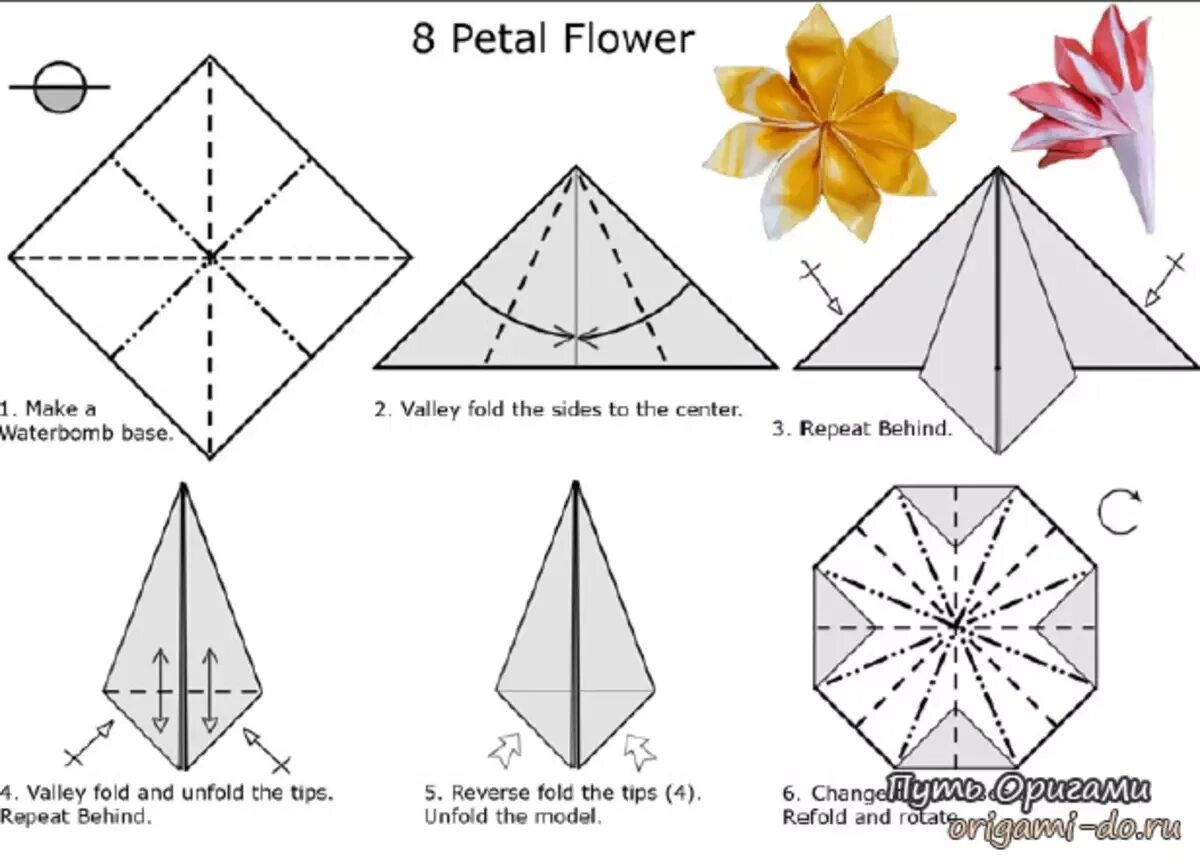 Оригами цветок схема для начинающих пошагово. Цветок из бумаги кусудами схема. Оригами тюльпан из бумаги схема для начинающих. Оригами тюльпан схема для начинающих пошагово.