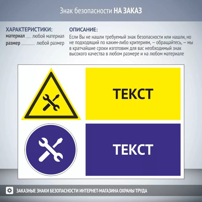 Перечислить знаки безопасности