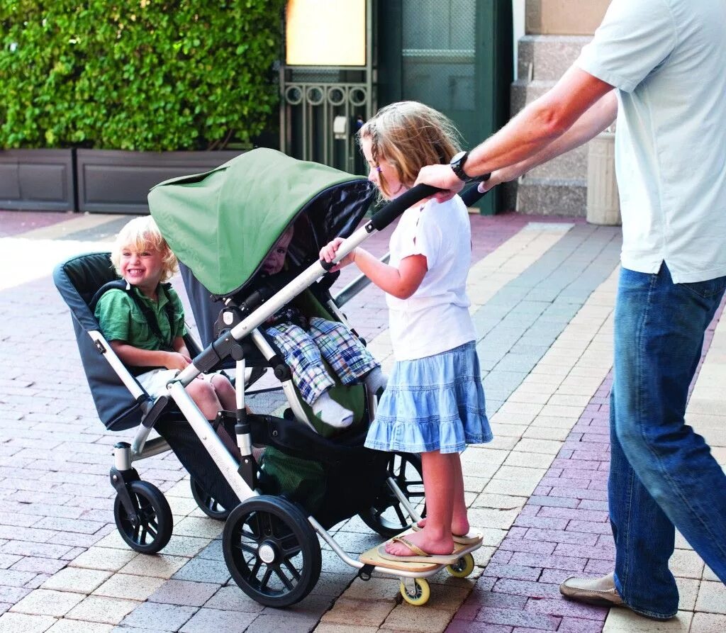 UPPABABY Rumble Seat 2014. UPPABABY Vista v2 подножка. UPPABABY Vista для двойни. UPPABABY Vista трое детей. 7 погодок