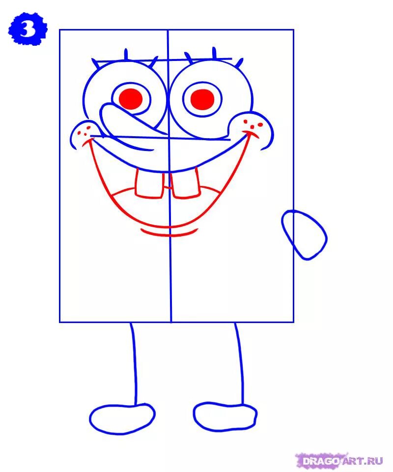 нарисовать губку боба поэтапно. как нарисовать спанч боба с радугой поэтапно. пошаговое рисование спанч боба. поэтапное рисование губка боб. как рисовать губку боба поэтапно.