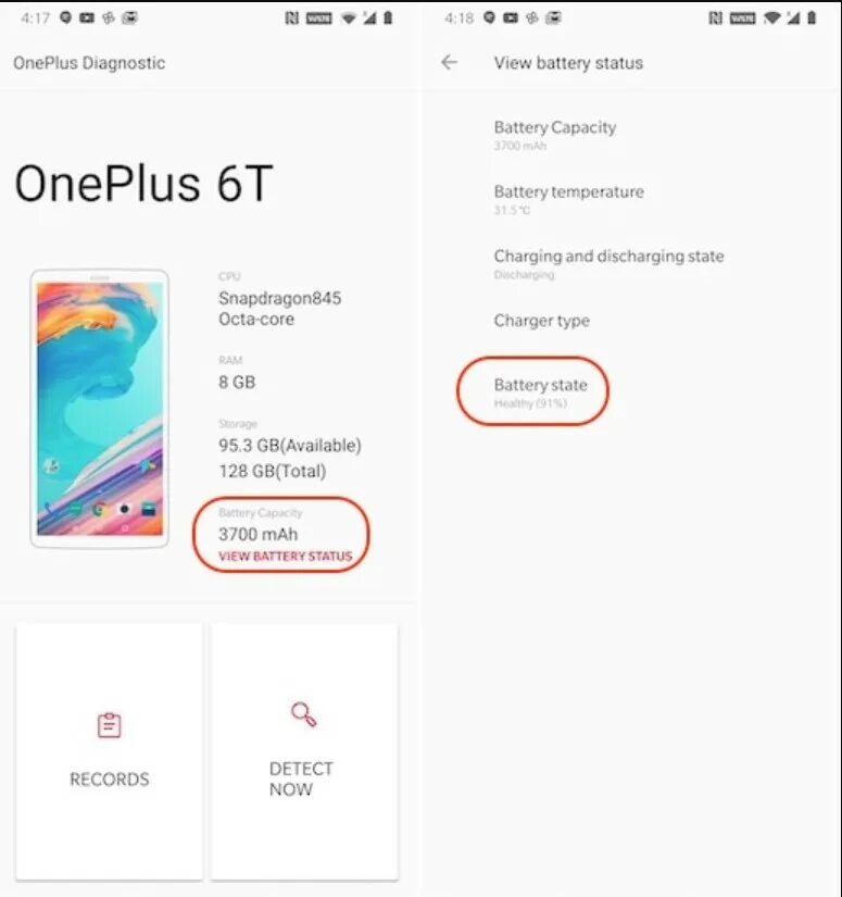 Перенос данных с oneplus на oneplus. Как узнать состояние батареиoneolus. проверить устройство oneplus3t. как посмотреть состояние аккумулятора oneplus. исправность батареи xiaomi.