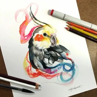 Животные нарисованные маркерами