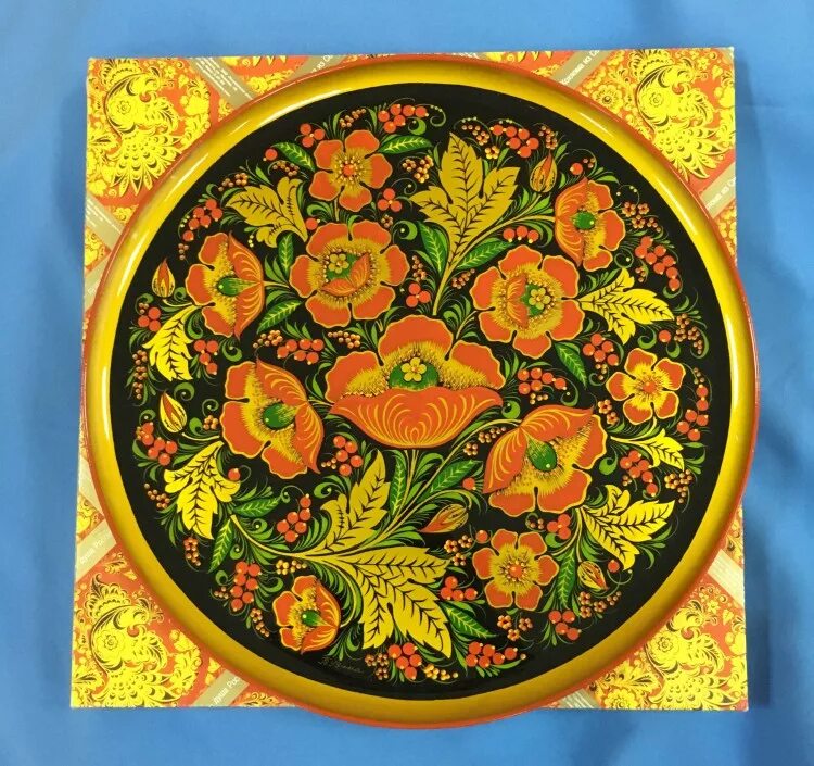 Тройка s202139. Гжель палех. Палехская роспись хохлома. Часы механические палех. Жостовская роспись, гжель, хохлома , городец.