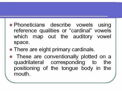 Old english vowels