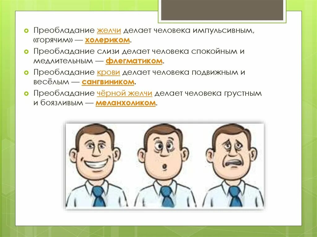 Спокойный тип это