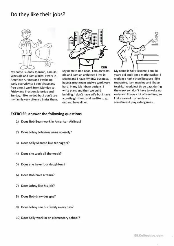 Text about jobs. Jobs reading worksheets. reading about jobs worksheets for kids. reading about jobs worksheets. reading jobs elementary.