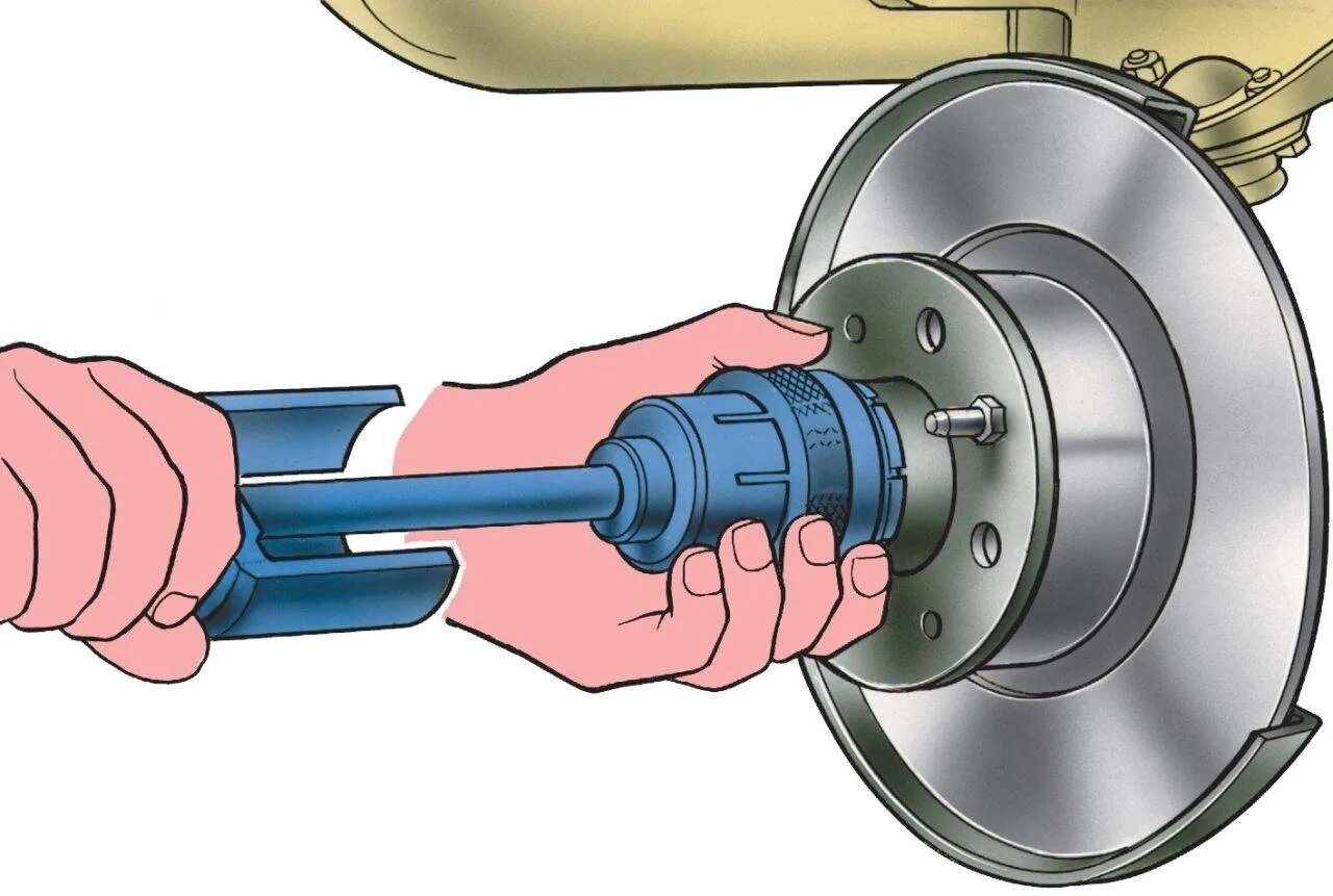 Съемник подшипника ступицы ВАЗ 2107. Съемник ступицы ВАЗ 2107. Снятие ступичного подшипника переднего колеса ВАЗ 2107. Разборка передней ступицы колеса ВАЗ 2107. Как определить неисправность ступичного подшипника