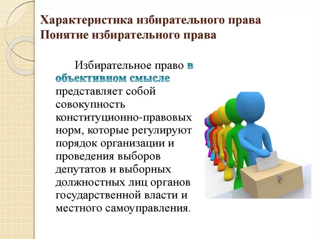 Избирательное право личности. Избирательное право характеристика. Охарактеризуйте избирательное право РФ..