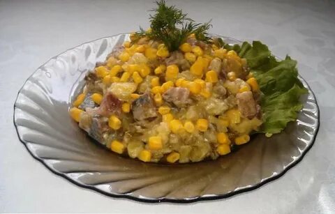 Салат селедка картошка зеленый горошек