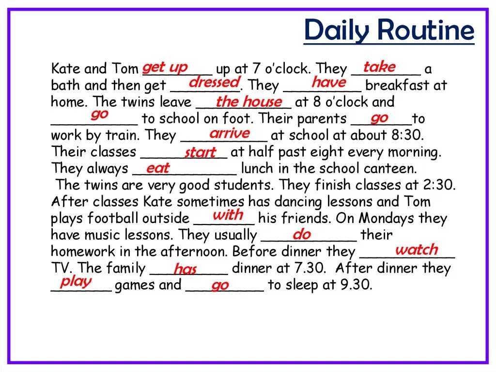 Английский Daily Routine. Daily Routine задания. Daily Routine 3 класс упражнения. Слова по теме Daily Routine на английском. Get gone текст