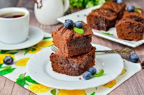 Брауни из кабачка с какао рецепт
