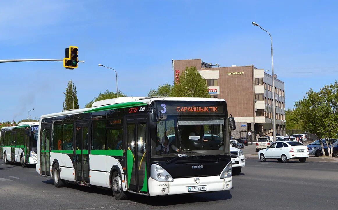 Автобус астана время. Автобус Ивеко Астана. Iveco Urbanway. Автобус Ирисбус Астана. Irisbus citelis #943.