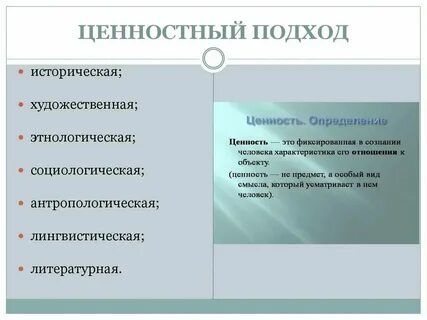 12 ценностей