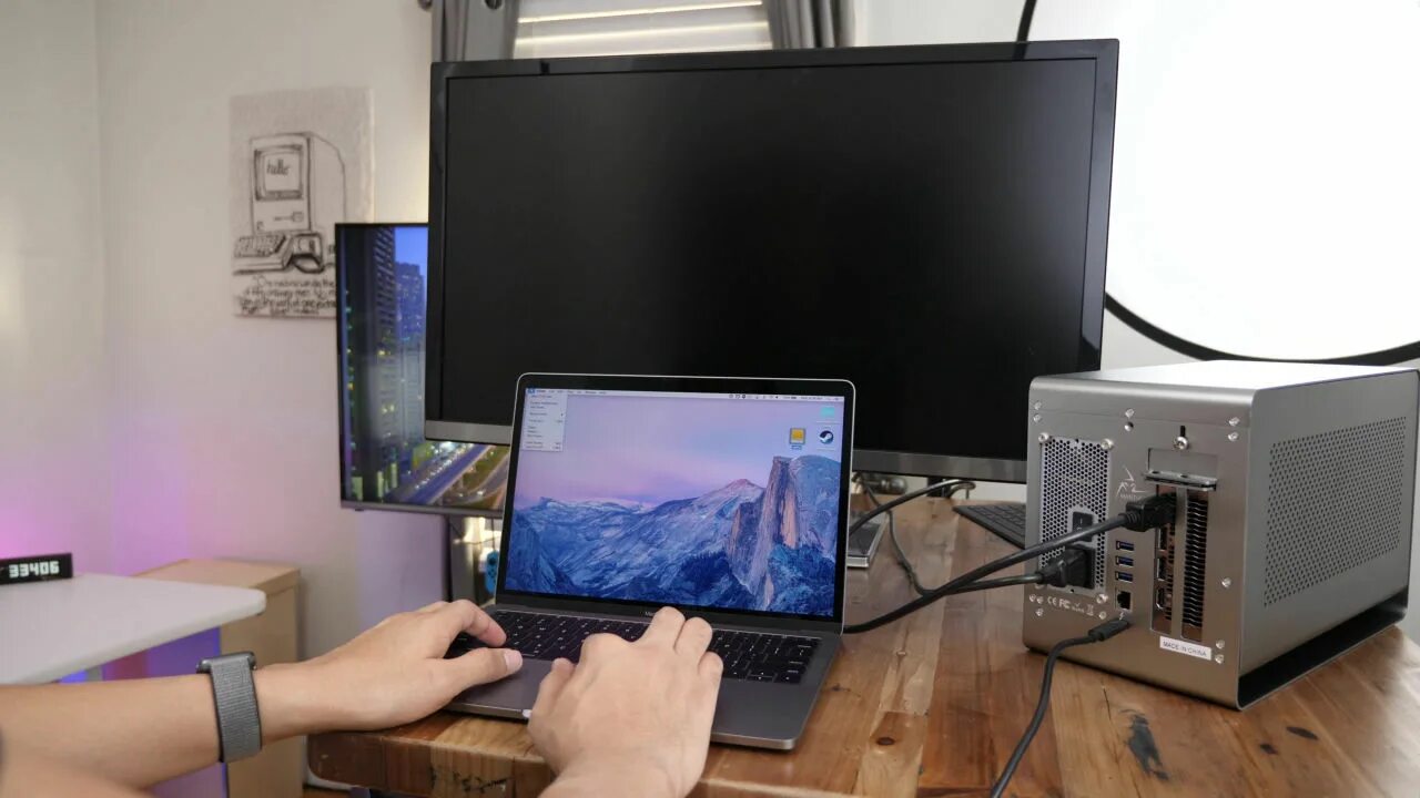 Egpu setup. Внешняя видеокарта для макбук про. egpu для ноутбука. внешняя видеокарта для мак. внешняя видеокарта для imac.