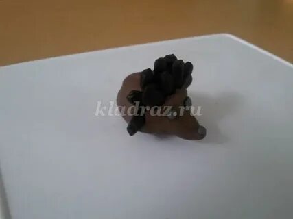 Занятие по лепке в средней группе ежик