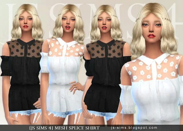 Sims mesh. Кружевная сорочка - the sims 4. sims 4 mesh mod. симс 4 блузка женская. кофточка от js sims.
