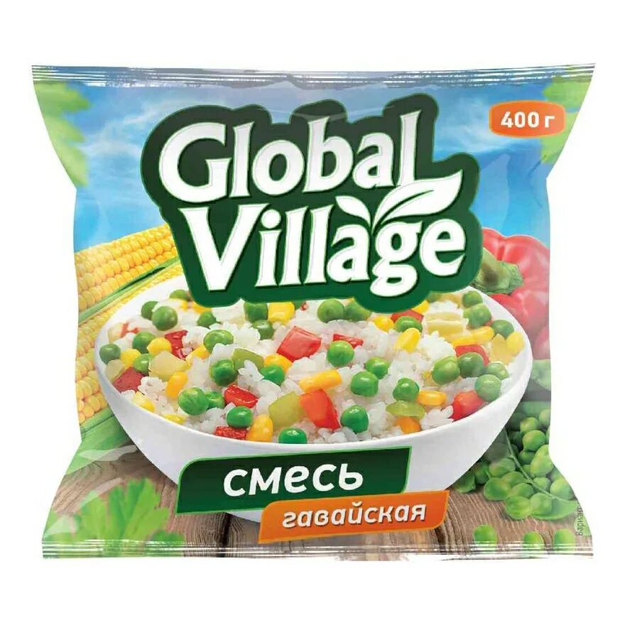 Гавайская смесь Глобал Вилладж. Global Village замороженная смесь. Овощная смесь Global Village. Гавайская смесь замороженная. Global village овощи