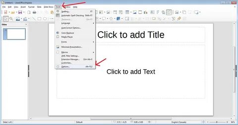 Текст libreoffice