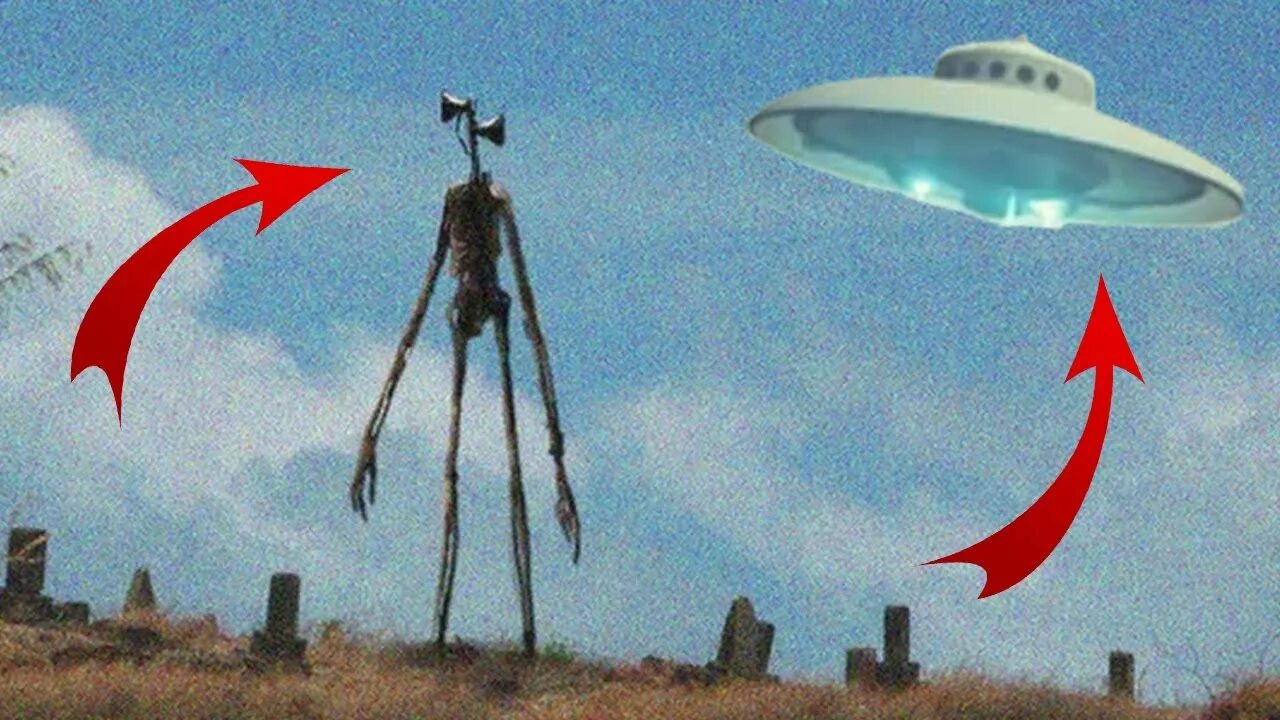 Сиреноголовая 2021. Похищение НЛО. НЛО атакует. Летающая тарелка похищает.