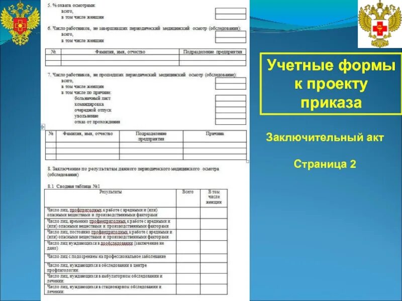 Итоги медосмотра. Приказ 302н форма заключительного акта. заключительный акт периодического медицинского осмотра 29н. форма итоговых актов по медосмотрам. заключительный акт по 302 приказу.
