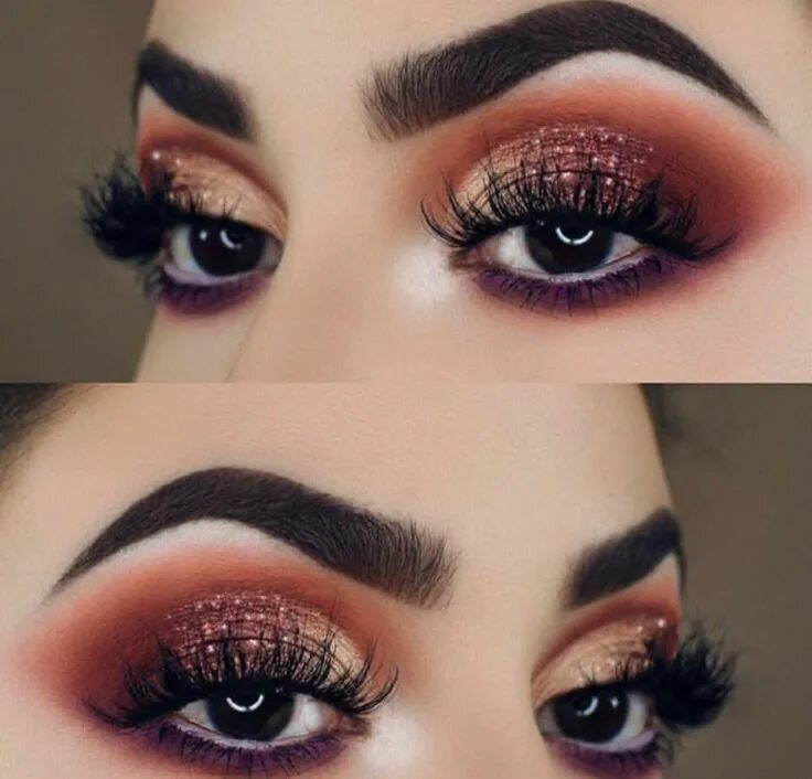 Luxury fashion & independent designers SSENSE Eye makeup designs, Glitter eye ma