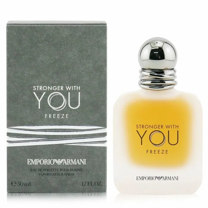 Туалетная вода Emporio stronger with you Freeze 100 мл. Armani stronger with you Freeze 100. Emporio stronger Freeze 100. Giorgio Armani Emporio stronger with you Freeze.
