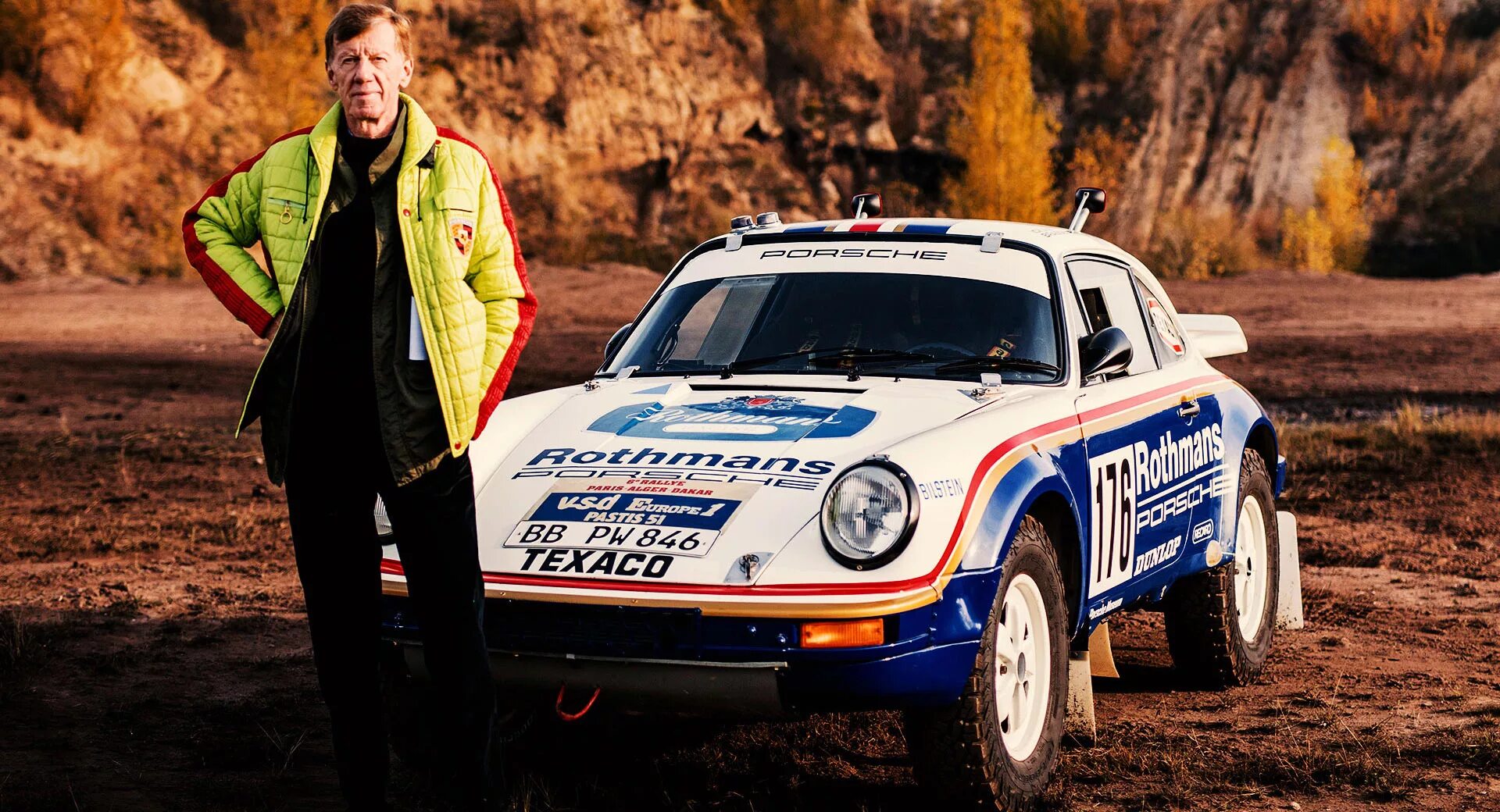 Топ ралли. Porsche 911 ралли Дакар. Walter Rohrl Rally.