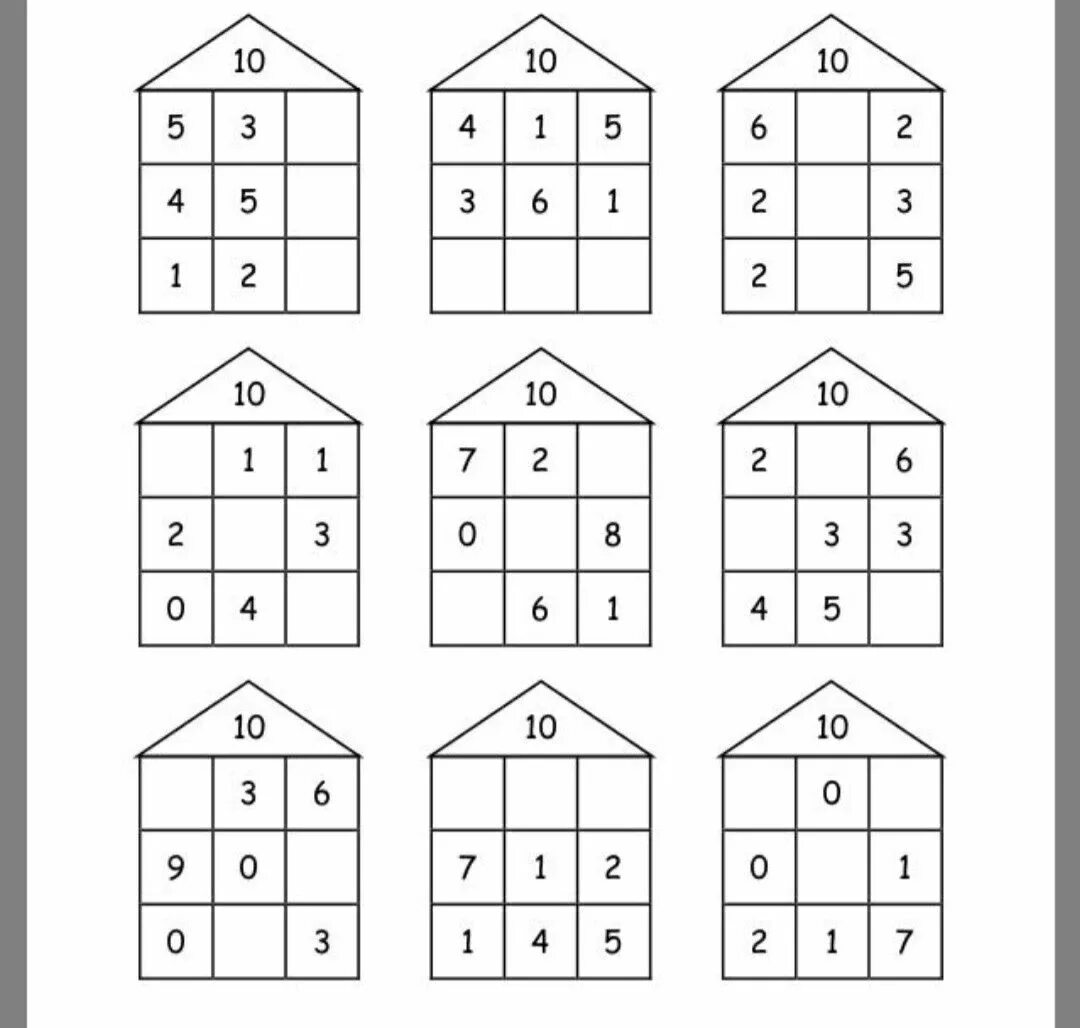 Состав числа до 10 домики тренажер распечатать. Заполни числовые домики задания для дошкольников. Заселяем домики состав чисел шаблоны. Заполни числовые домики задания для дошкольников счет до 8. Заселяем домики состав чисел шаблоны раскраска.