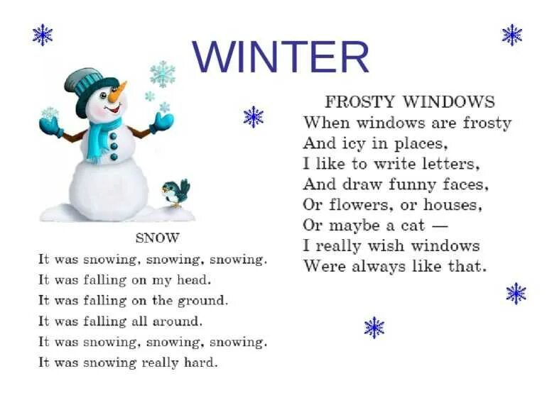 When a days are cold and