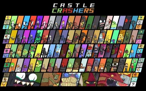 Castle Crashers Set Of Characters Wallpaper. 