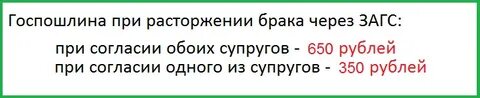 Госпошлина за расторжение брака в 2024 году