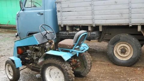 Самодельный трактор мтз