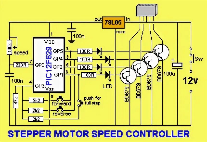 HDD BLDC Motor Electronic schematics, Electronic circuit projects, Hdd